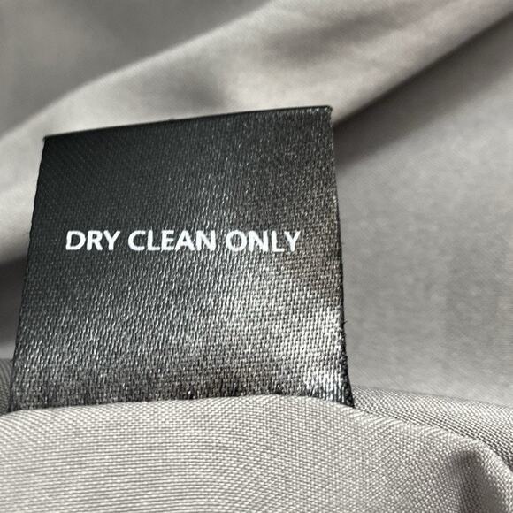 Laveer Barneys NY Military Style Blazer Women Size 4 Jacket Gray Silver - Picture 12 of 13